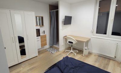 Room 5 (private shower) – White Loft – Neudorf